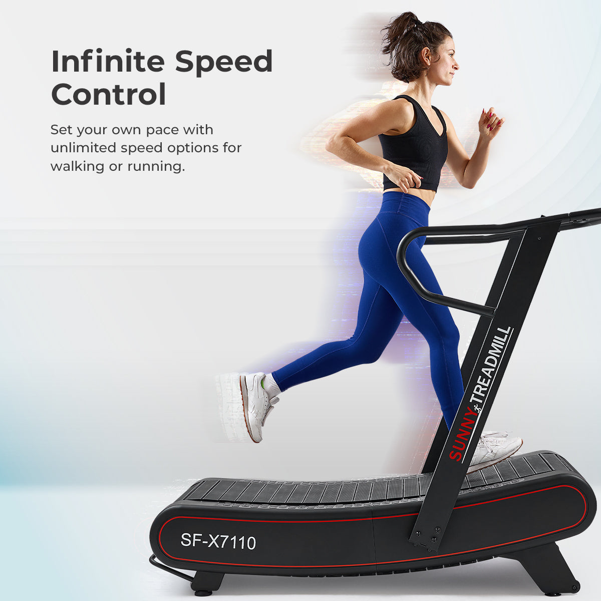  Smart Ultra Manual Treadmill with 8 Levels Magnetic Resistance、mySite、ghnorth