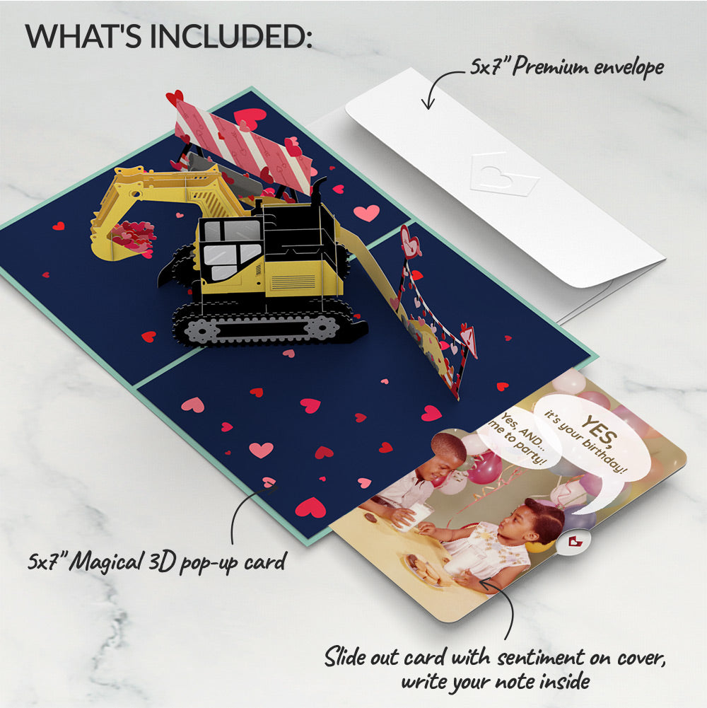 I Dig You Birthday Pop-Up Card and Time to Party Sentiment Set、mySite、solidvoid