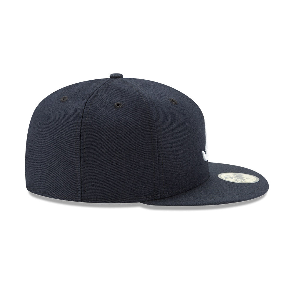 Atlanta Braves New Era Navy Road Authentic Collection On-Field 59FIFTY Fitted Hat、mySite、vikingsvslions