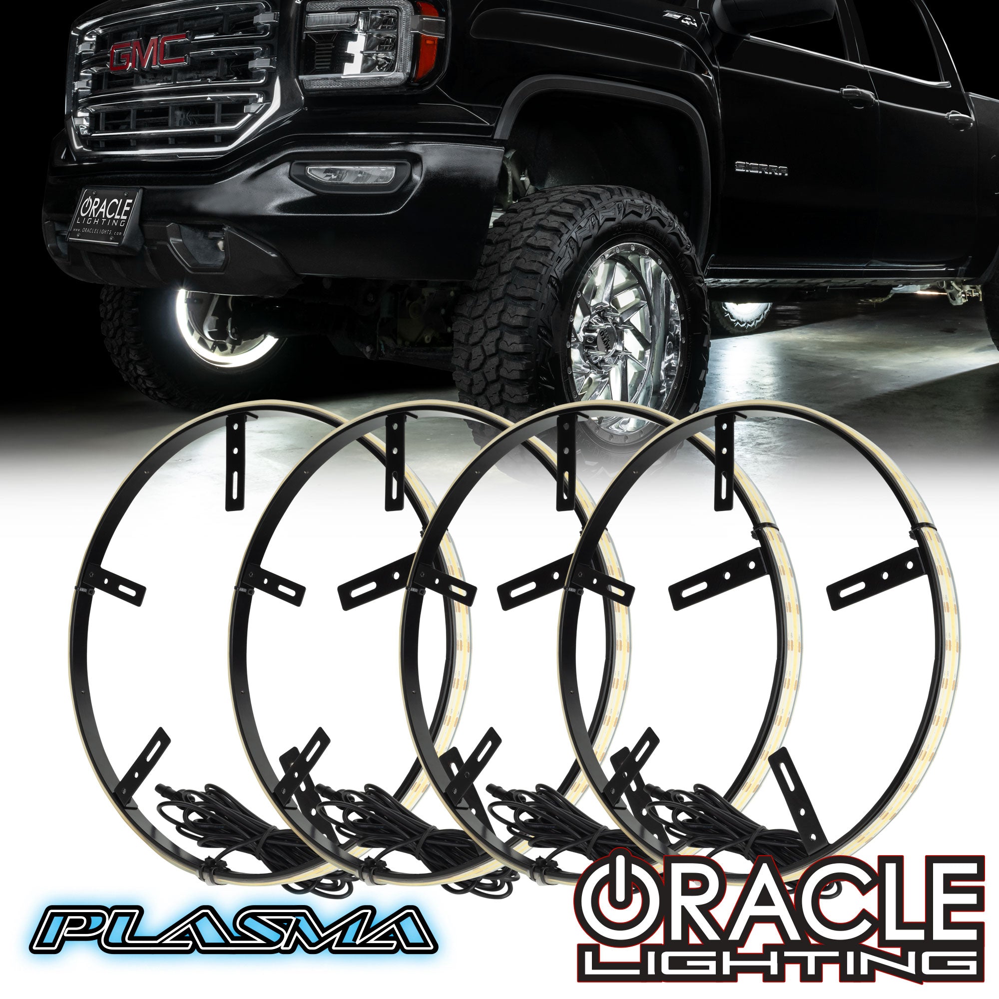 ORACLE Lighting LED Illuminated Wheel Rings - 16.5 PLASMA™、mySite、nflplayoffbracketp
