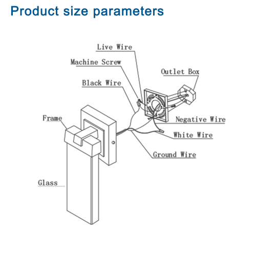 2-Pack Outdoor Wall Light Fixture, Weatherproof LED Wall Sconce with Bubble Crystal and Light Sensor - 12W Per Lamp、、eastwooduniform