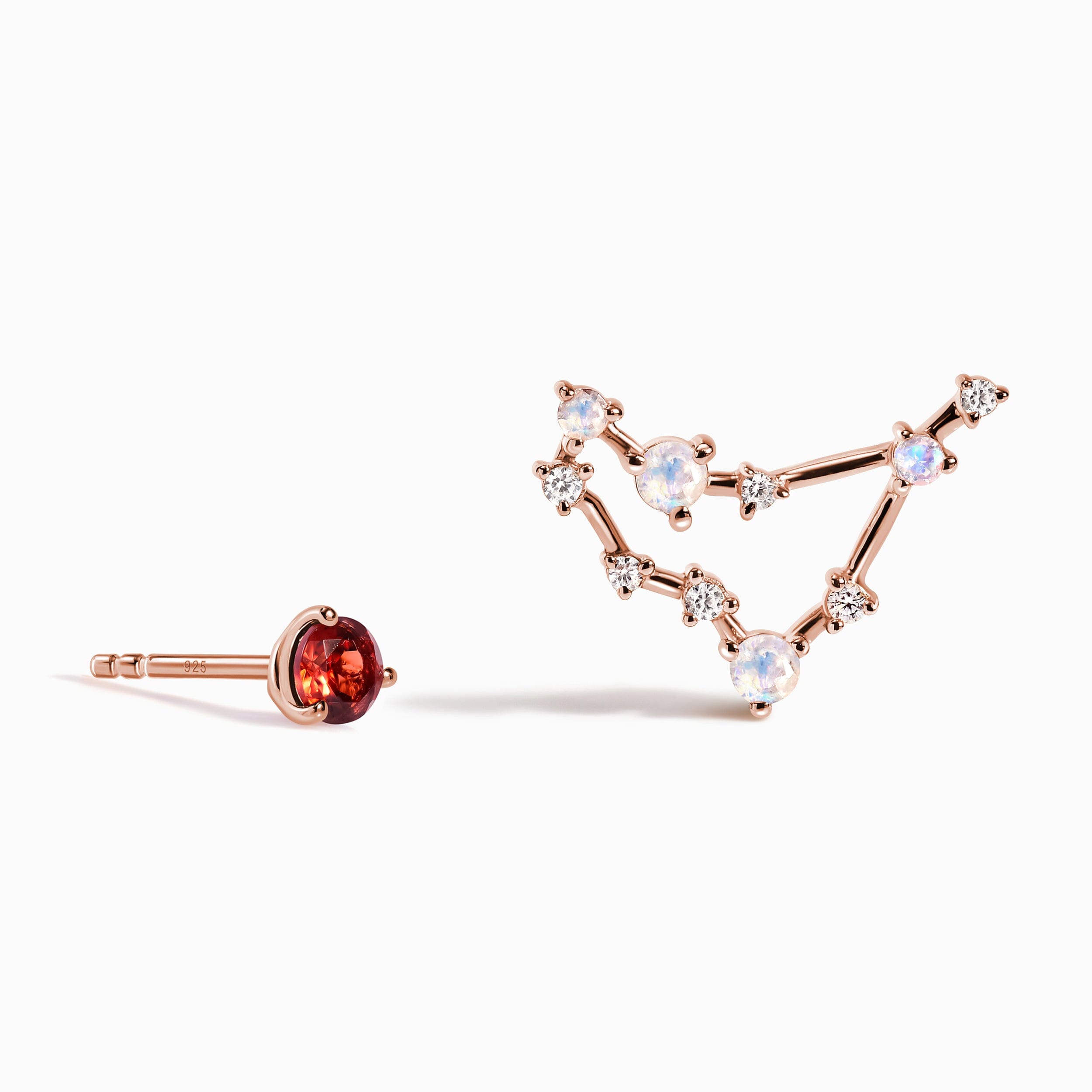 Zodiac Birthstone Studs - Capricorn Garnet、mySite、hinf8tx79