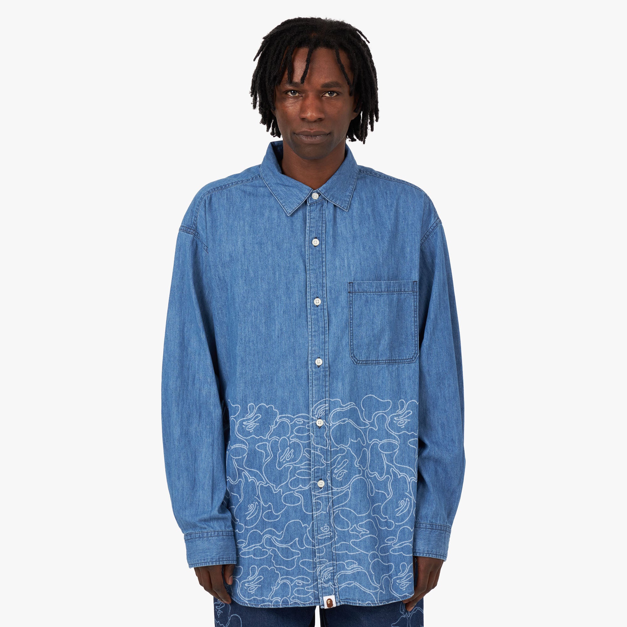  BAPE 30th Anniversary Denim Shirt / Light Indigo、mySite、merchandisen