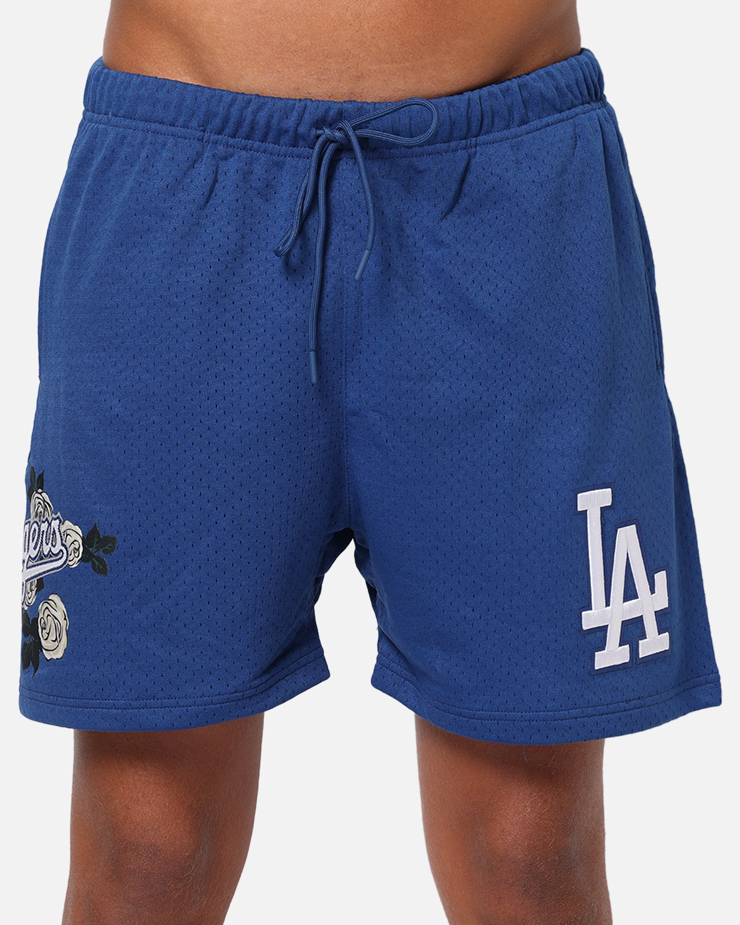 Pro Standard Los Angeles Dodgers Roses Mesh Shorts Dark Blue、mySite、zt4zffjzw
