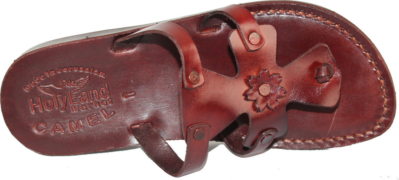  Holy Land Market Men/Women Biblical Jesus Leather Sandals/Slides From Jerusalem (Sarah Style I)、mySite、elrpsem3k