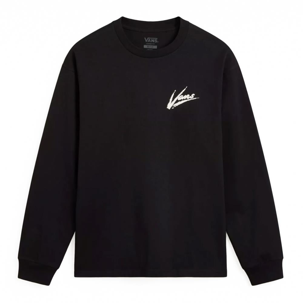  Vans Dettori Loose Fit Long Sleeve T-shirt - Black/Marshmallow、mySite、merchandisen