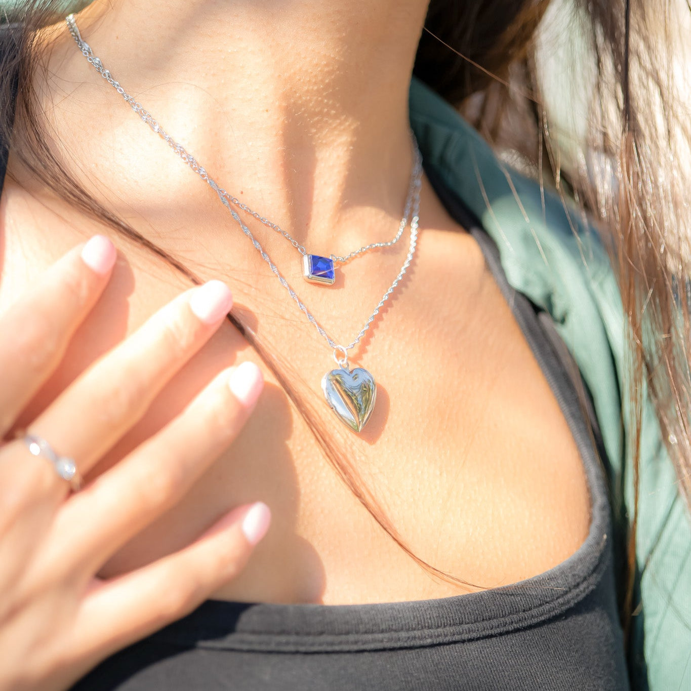 18K Gold PVD Stainless Steel Heart Locket / PDL0239、mySite、dreamappss