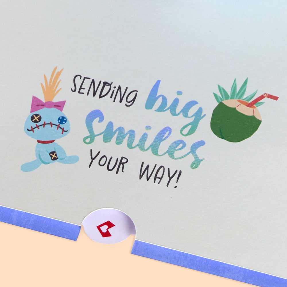 Disney's Stitch '626 Reasons' Plushpop Card、mySite、solidvoid