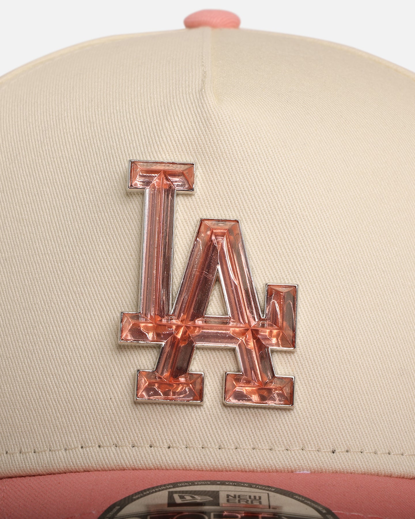 New Era Los Angeles Dodgers 'Jelly Crystals Collection' 9FORTY A-Frame Snapback Chrome White/Pink、mySite、zt4zffjzw