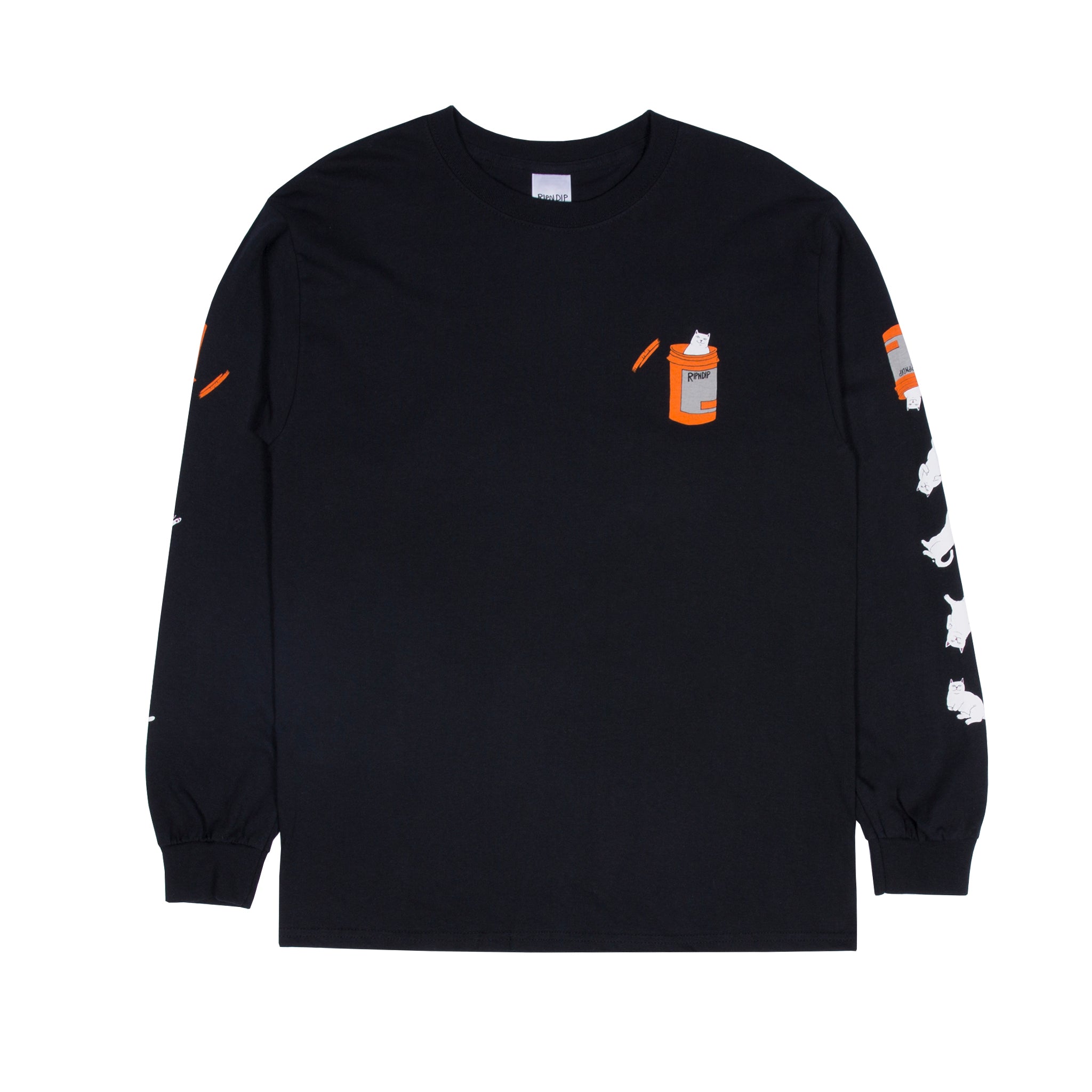  Nermal Pills L/S (Black)、mySite、merchandisen