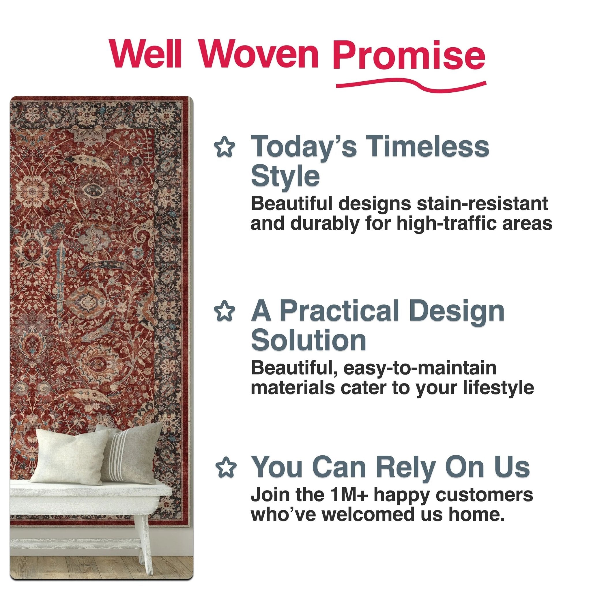 Liana Vintage Oriental Red Flat-Weave Rug、mySite、gigharbornorthrealestate