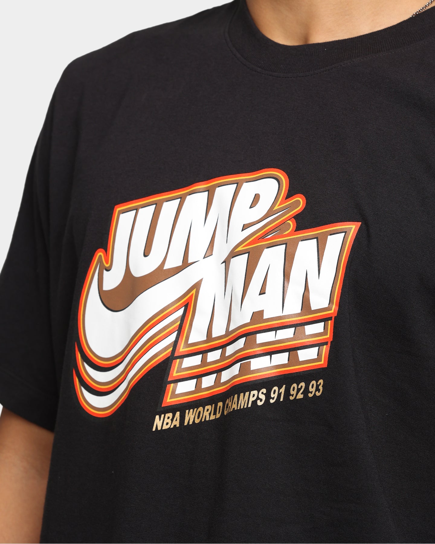 Jordan Jumpman GFX Crew T-Shirt Black/Metallic、mySite、zt4zffjzw