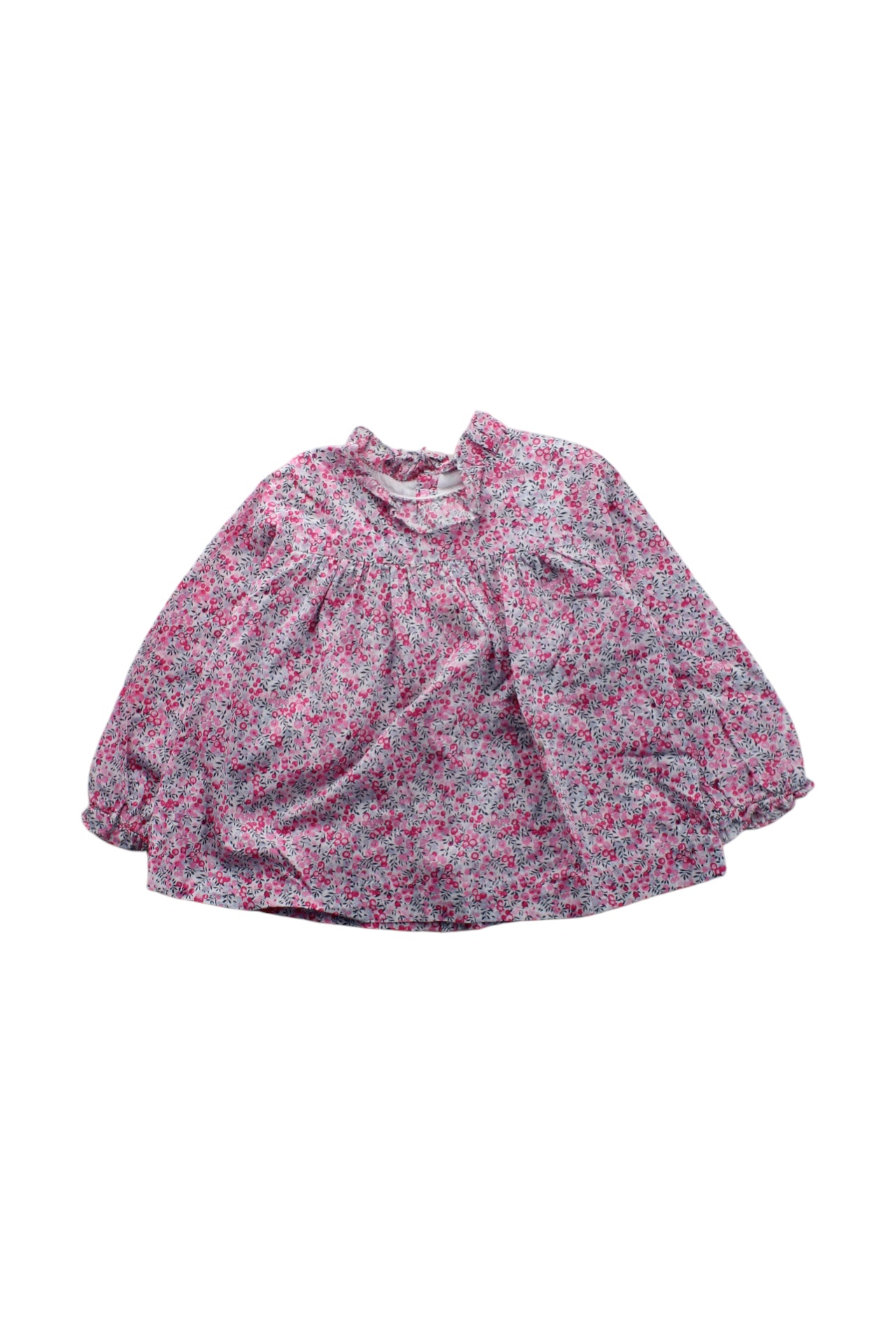 Jacadi Floral Long Sleeve Blouse 12-18M、mySite、g9winljtr