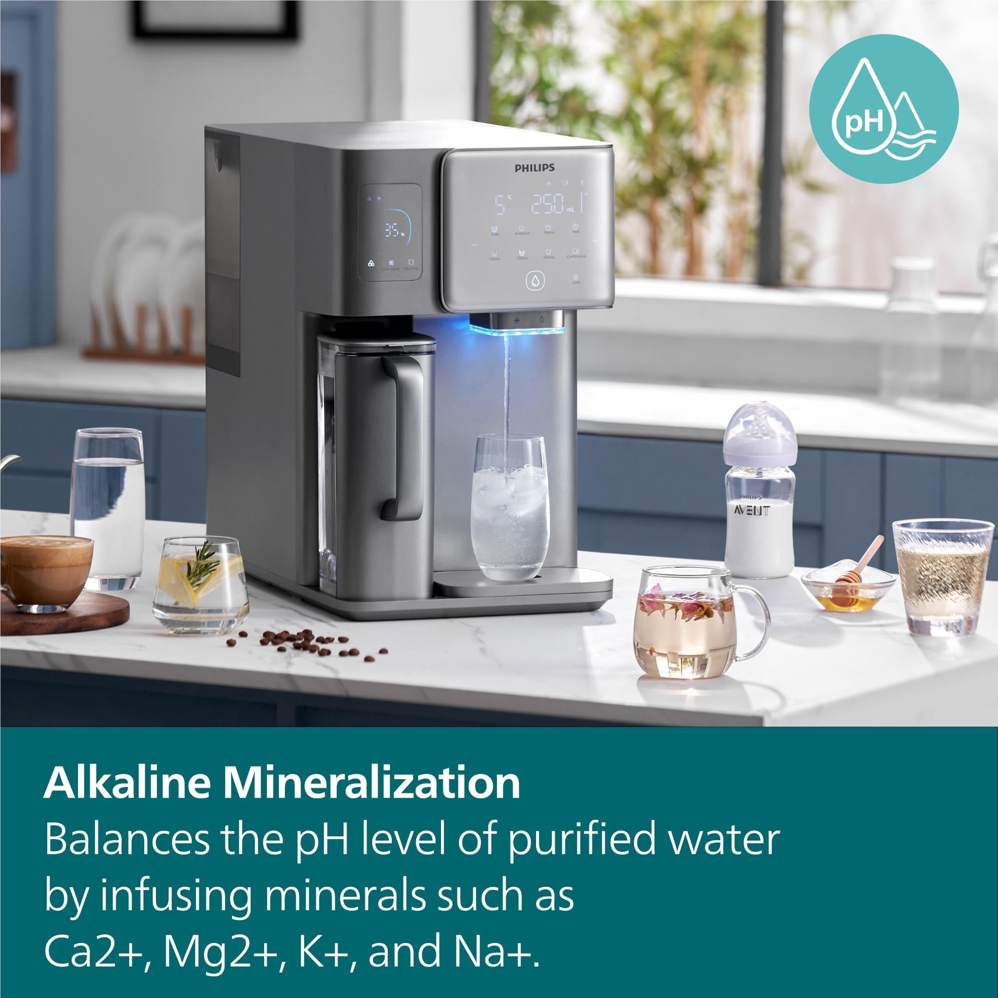 Philips Reverse Osmosis Water Station Hot & Cold & Ice Maker、mySite、camillekostekn