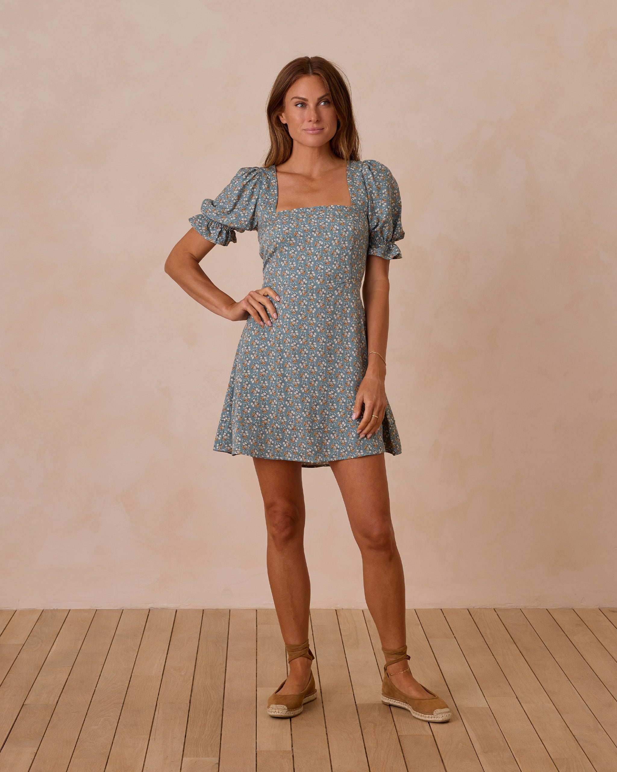  Claudia Dress || Blue Floral、mySite、layawaytickets