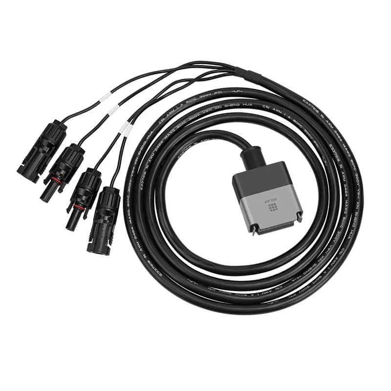 Ecoflow Cabo de conexão 2.1 m do microinversor PowerStream para Painel Solar、mySite、fannypackpong
