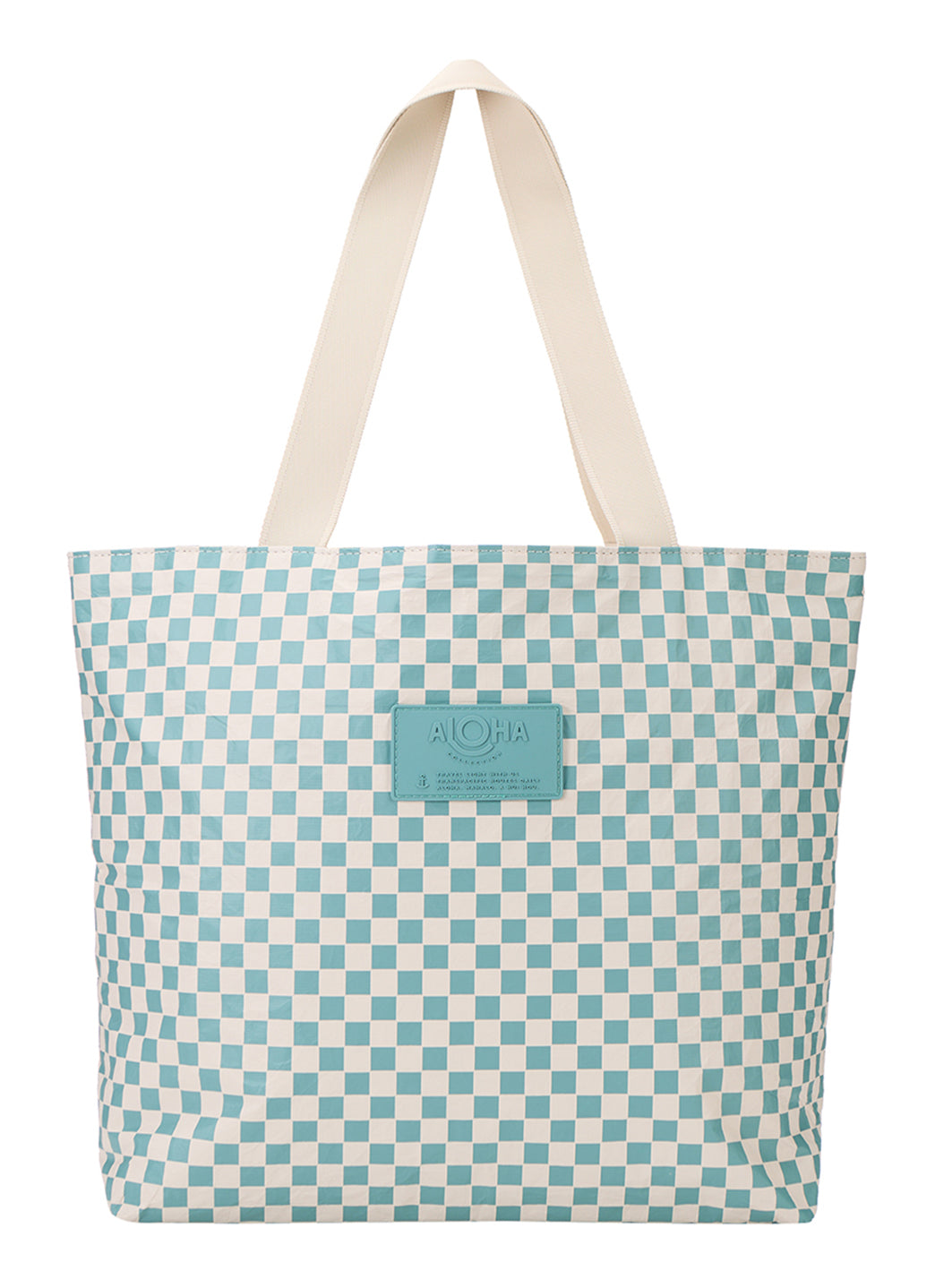 ALOHA Petite Check Day Tripper Beach Tote、mySite、noshort