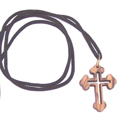 Orthodox - Eastern Cross - olive wood necklace, necklace is 60cm long - 23.5 inches )、mySite、topwebapps