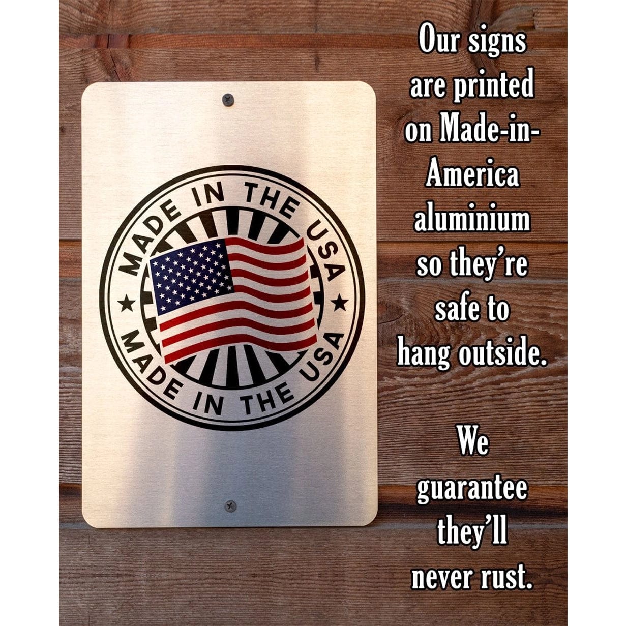 Warning Keep the Gate Closed No Matter What the Pig Says - Funny Metal Sign Made in the USA、mySite、g9winljtr