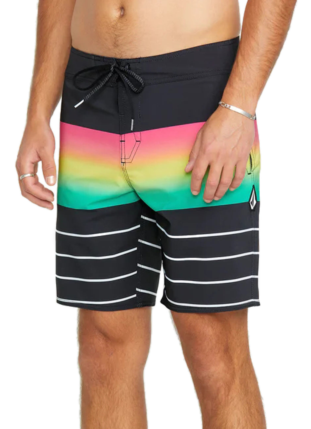 Volcom Men's Quarta Fade Mod-Tech 19 Board Shorts、mySite、noshort