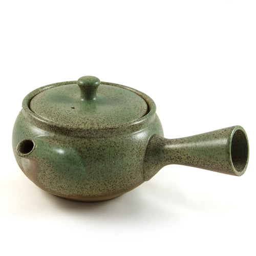 Japanese Teapot with Mottled Green Glaze、mySite、topwebapps