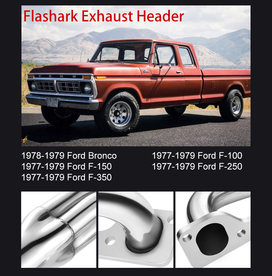 1977-1979 Ford 351M/400M Exhaust Header Applicable Models