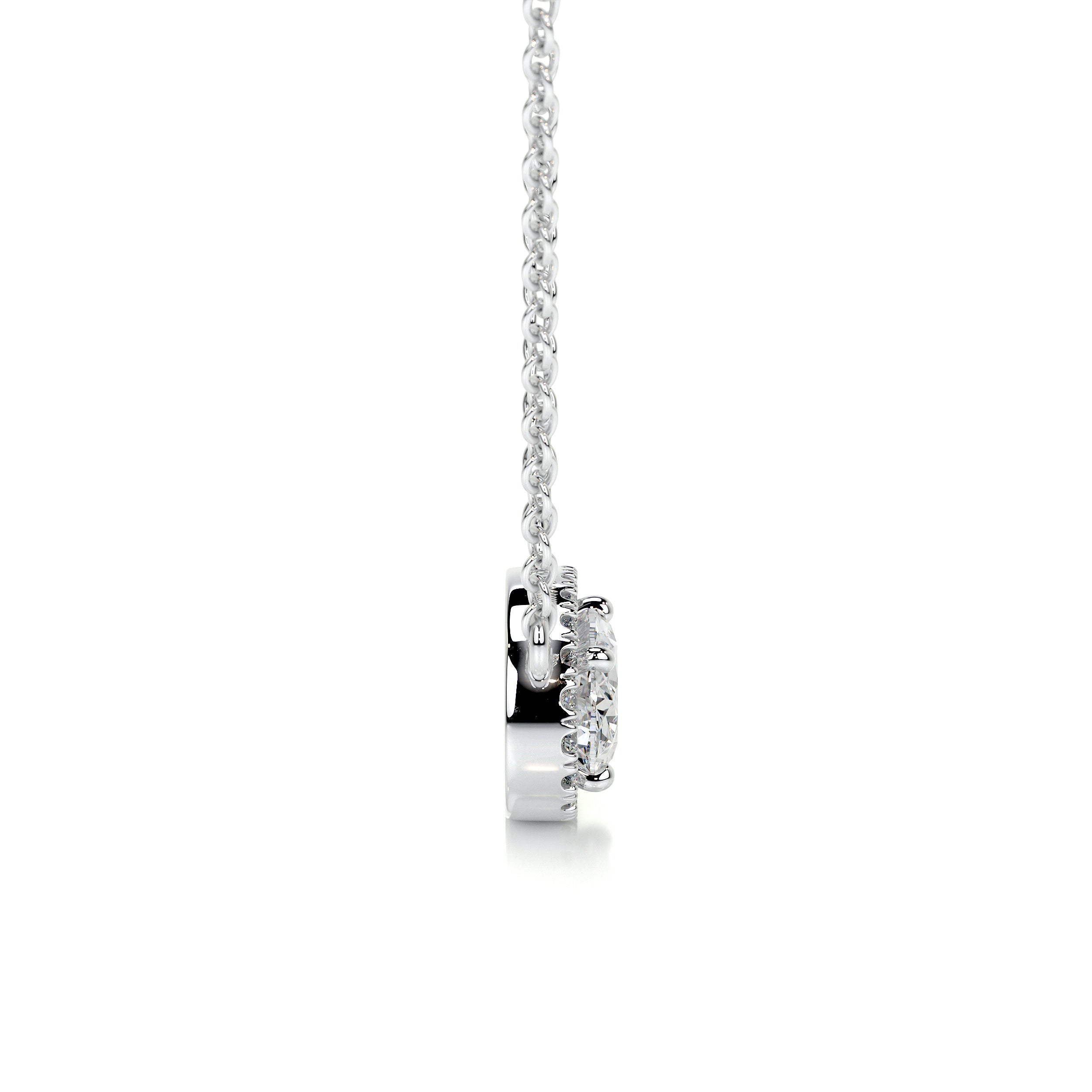 Petit Louise Lab Grown Diamond Pendant -18K White Gold、mySite、hinf8tx79
