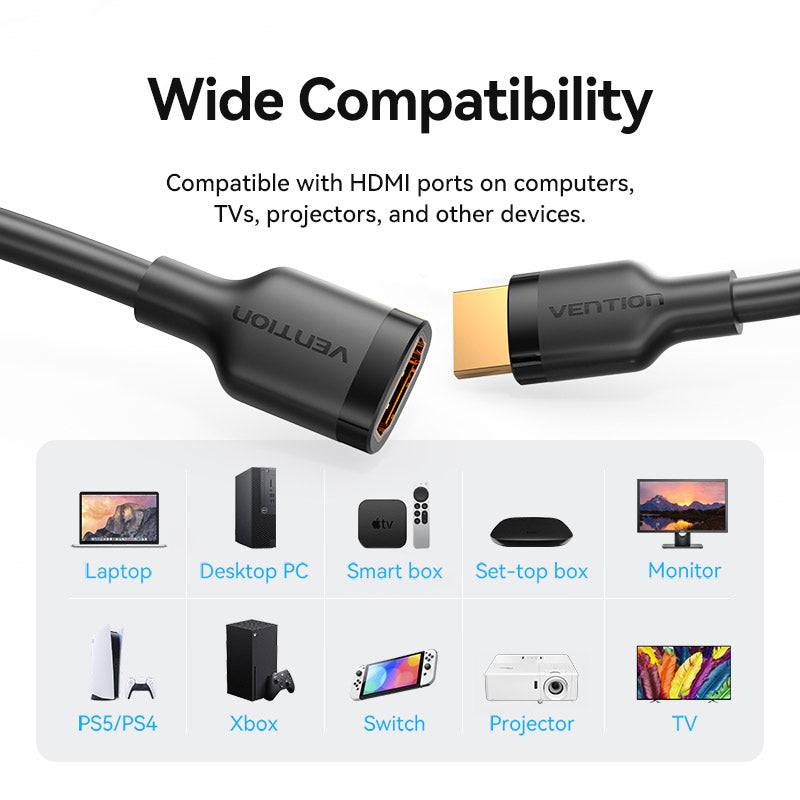 Vention HDMI Extension Cable、mySite、fannypackpong