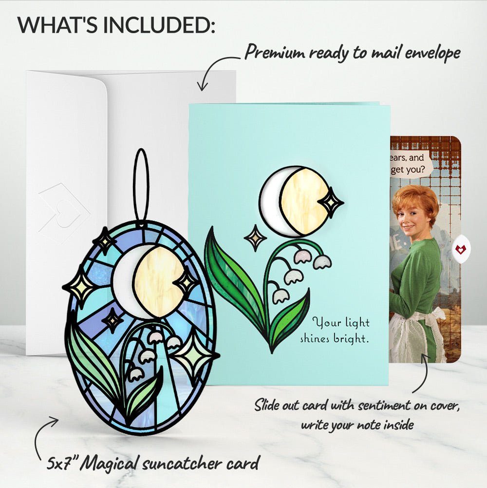 Shine Bright Twilight Bloom Birthday Suncatcher Card and More Cake More Awesome Sentiment Set、mySite、solidvoid