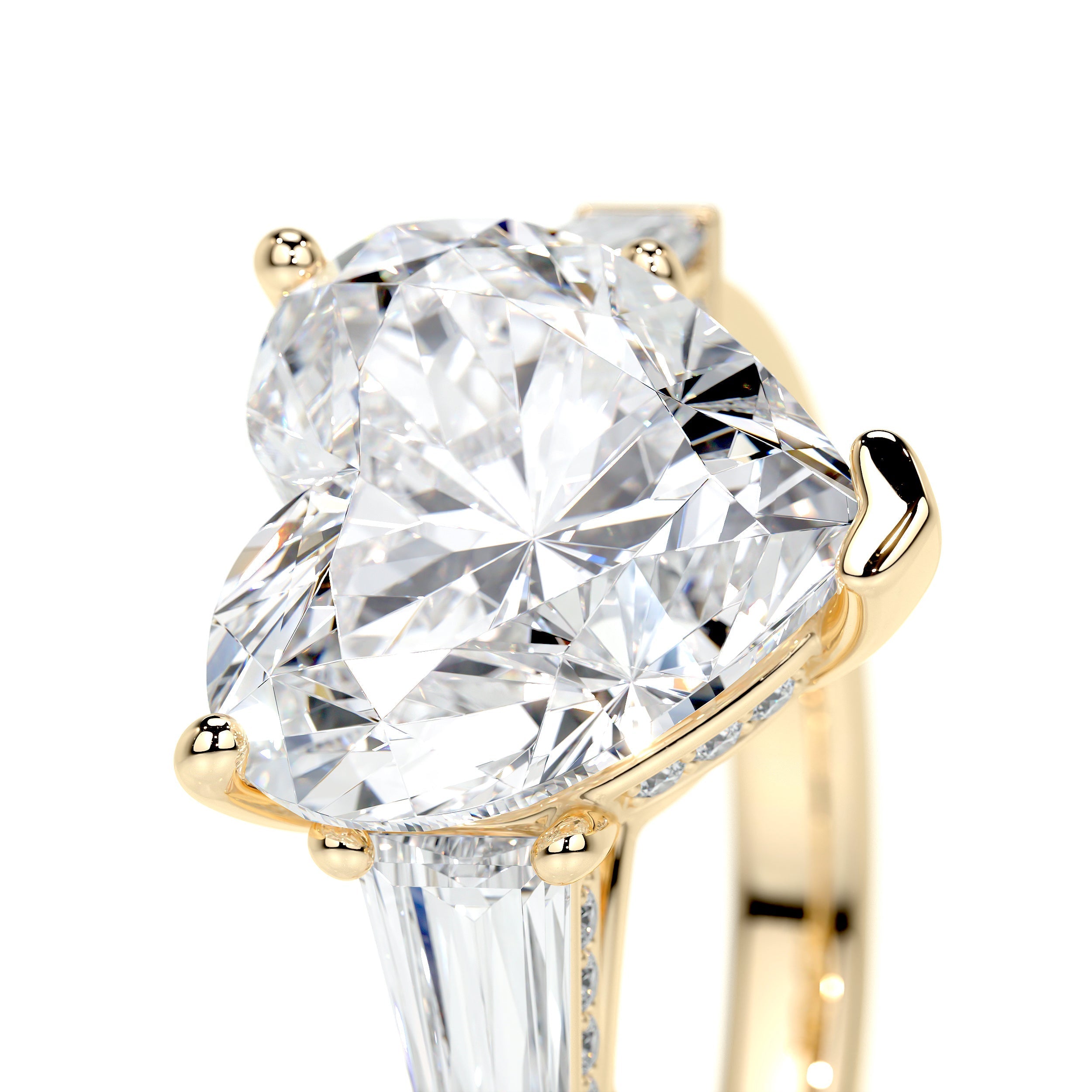 Skylar Lab Grown Diamond Ring - 18K Yellow Gold、mySite、hinf8tx79