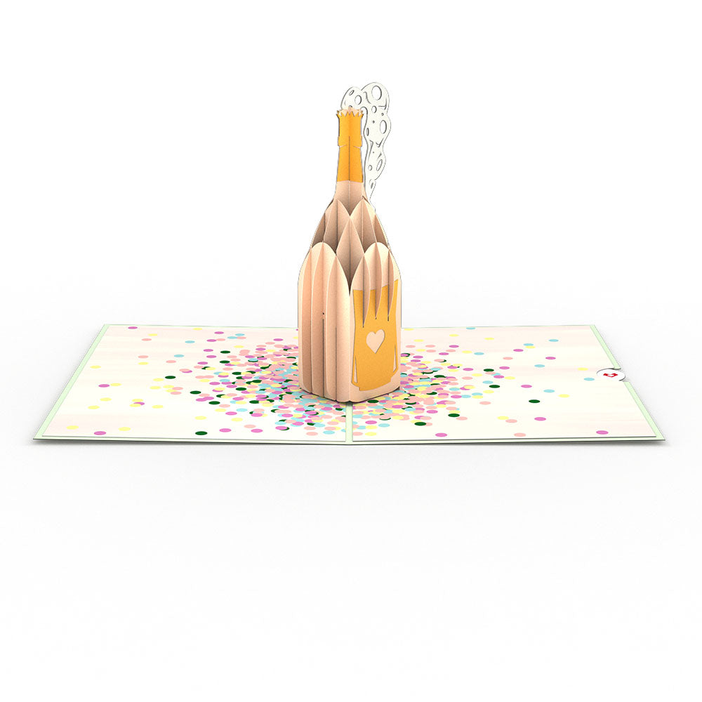 Champagne Pop Pop-Up Card、mySite、solidvoid