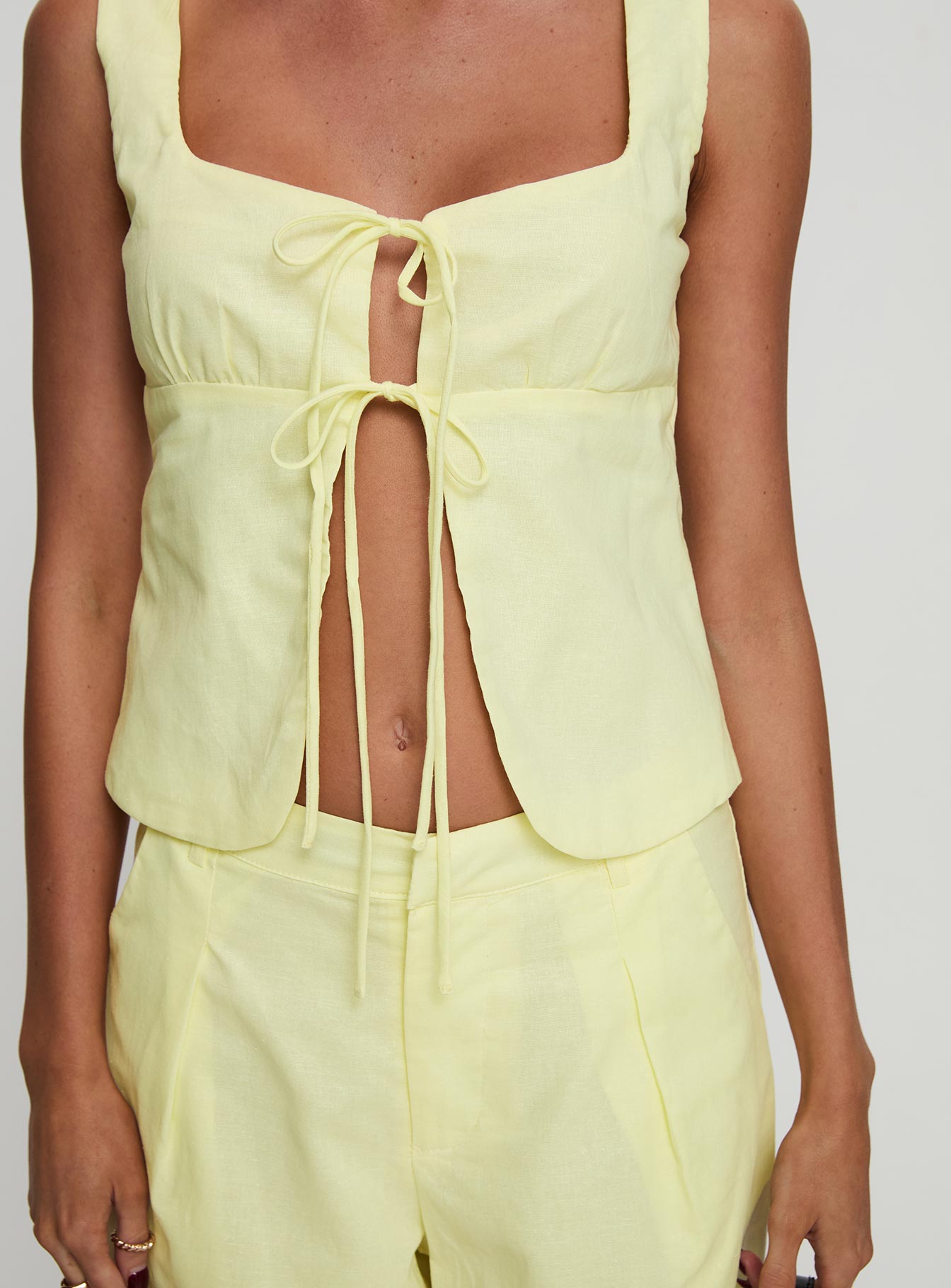 Such A Charmer Tie Up Set Yellow、mySite、solidvoid