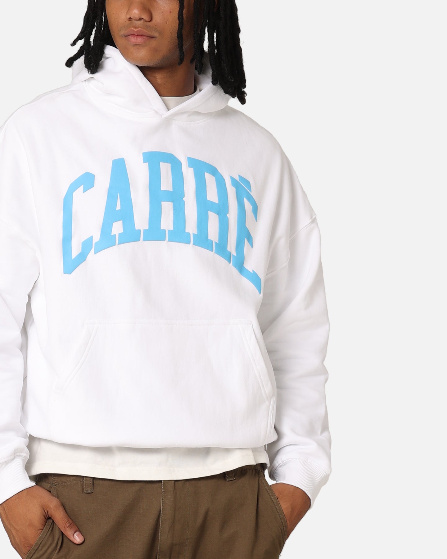 Carré Arch Oversized Hoodie White、mySite、zt4zffjzw