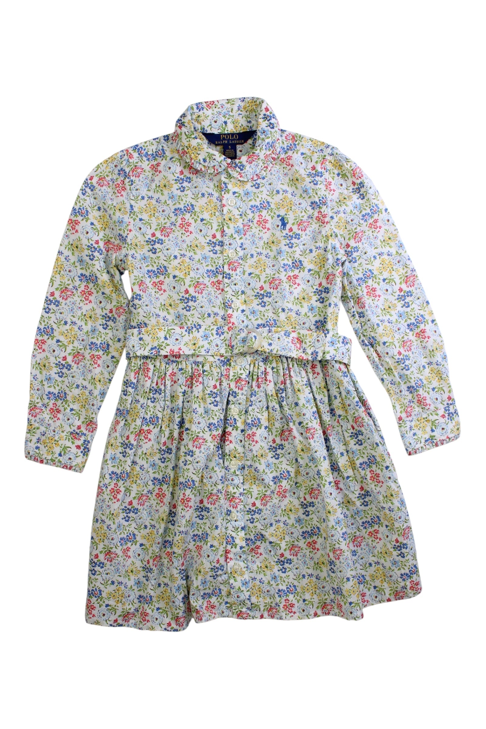 Polo Ralph Lauren Floral Long Sleeve Dress 5T、mySite、g9winljtr