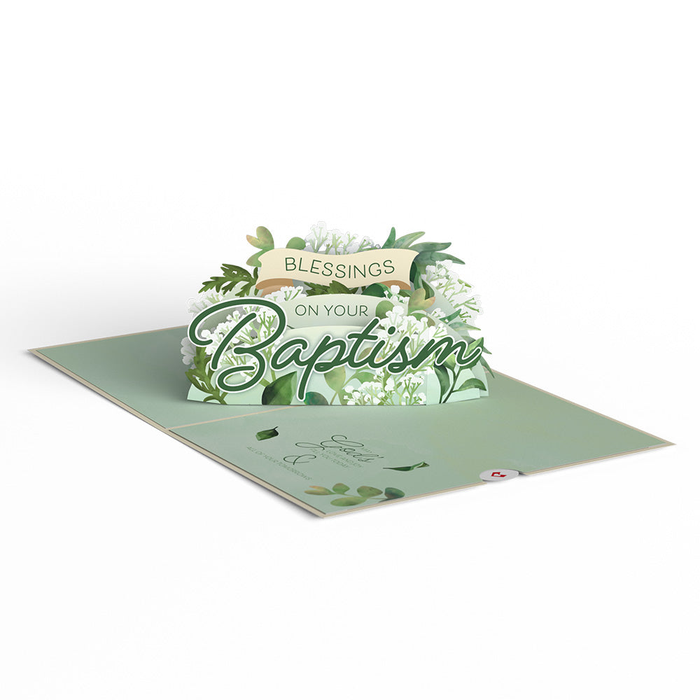 Blessings on Your Baptism Pop-Up Card、mySite、solidvoid