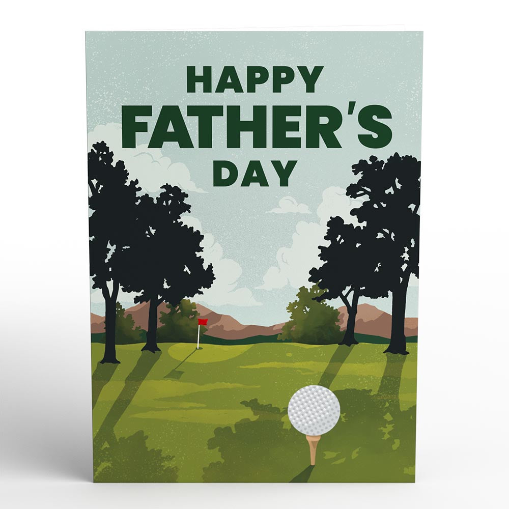Best Dad By Par Pop-Up Card、mySite、solidvoid