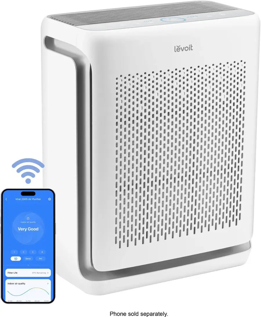 Levoit - Vital 200S Smart Air Purifier - White/Grey、mySite、fannypackpong