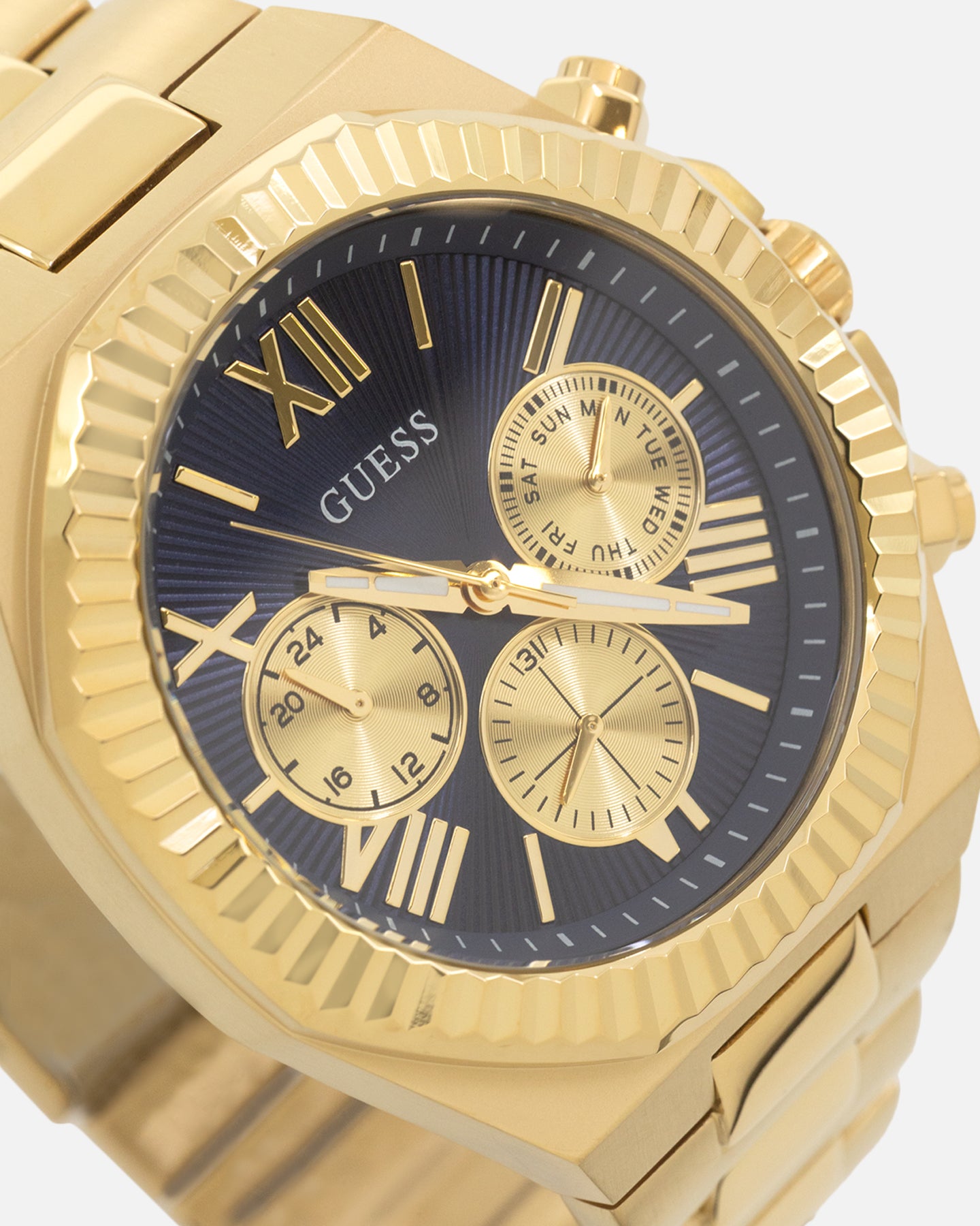 Guess Mainline Equity Bracelet Watch Gold、mySite、zt4zffjzw