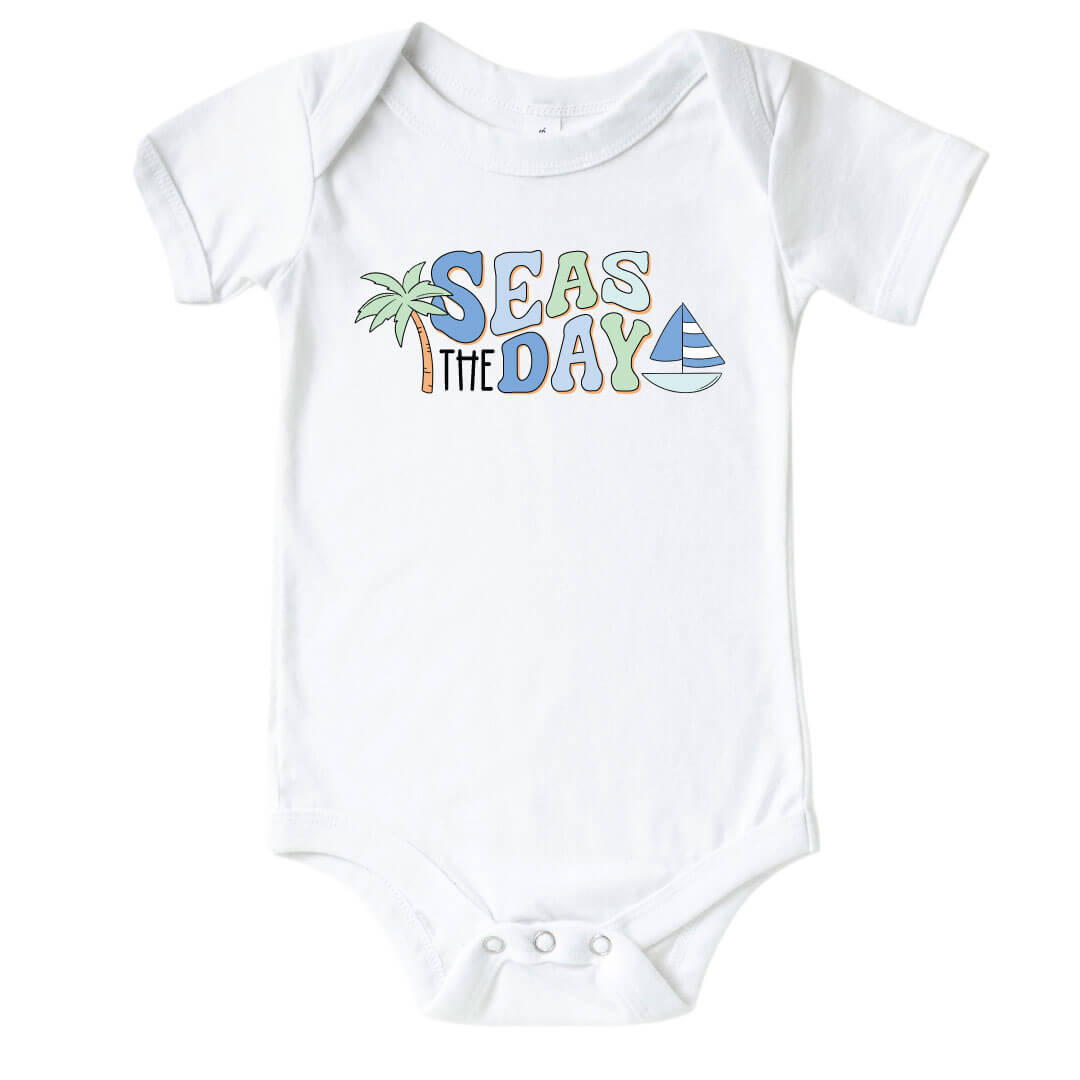  Seas The Day Graphic Bodysuit | White、mySite、layawaytickets