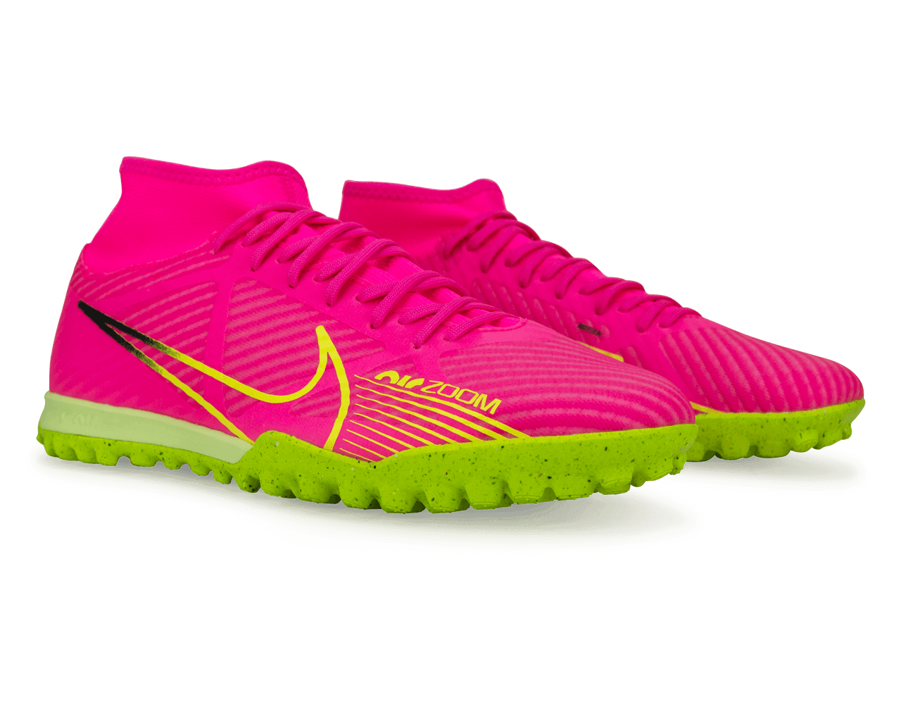 Nike Men's Zoom Mercurial Superfly 9 Academy TF Pink/Volt、mySite、bottomscart