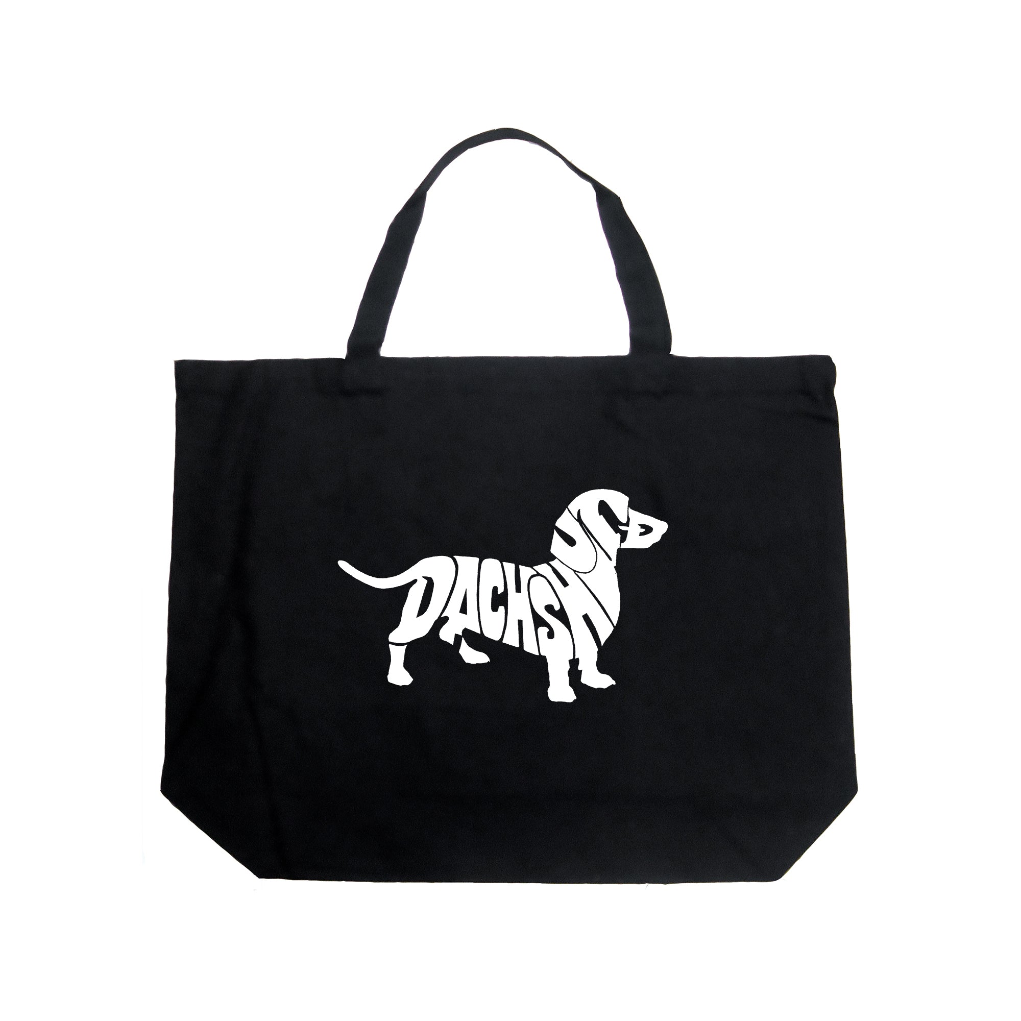Dachshund - Large Word Art Tote Bag、mySite、camillekostekn