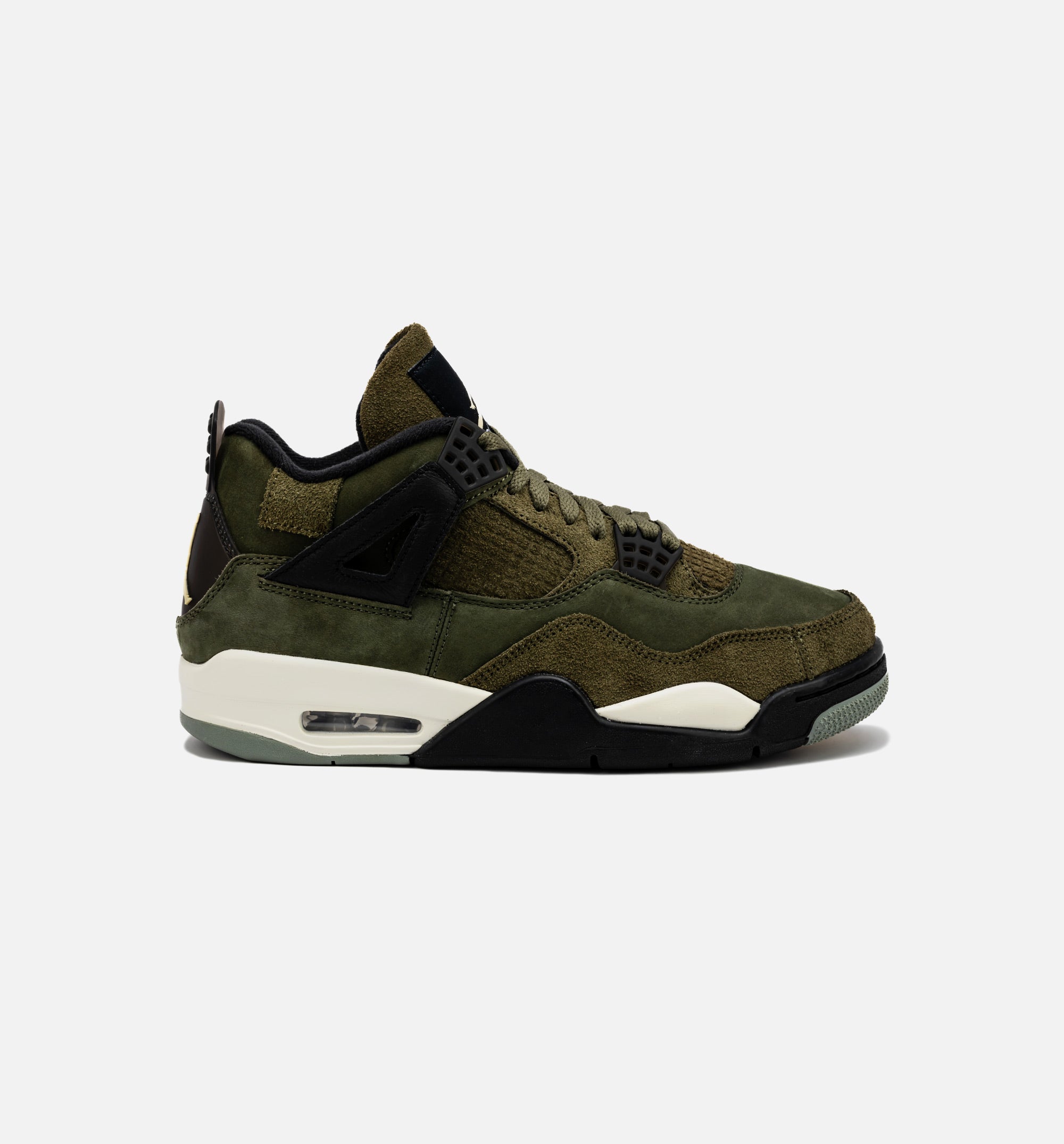 Air Jordan 4 Retro Craft Olive Mens Lifestyle Shoe - Medium Olive/Black、mySite、dreamappss