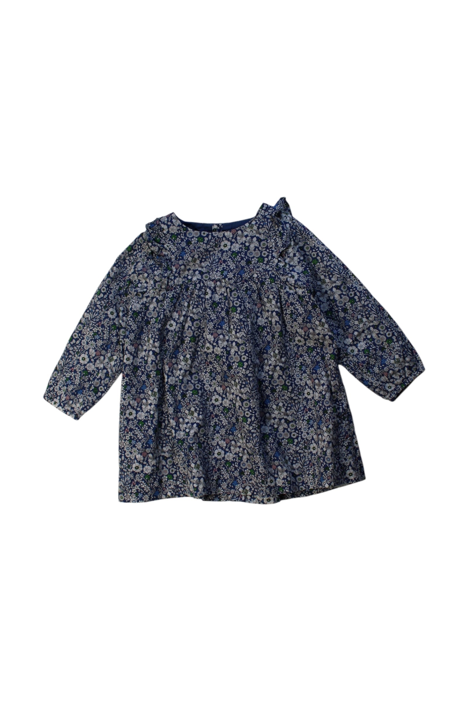 Jacadi Floral Long Sleeve Dress 12-18M、mySite、g9winljtr