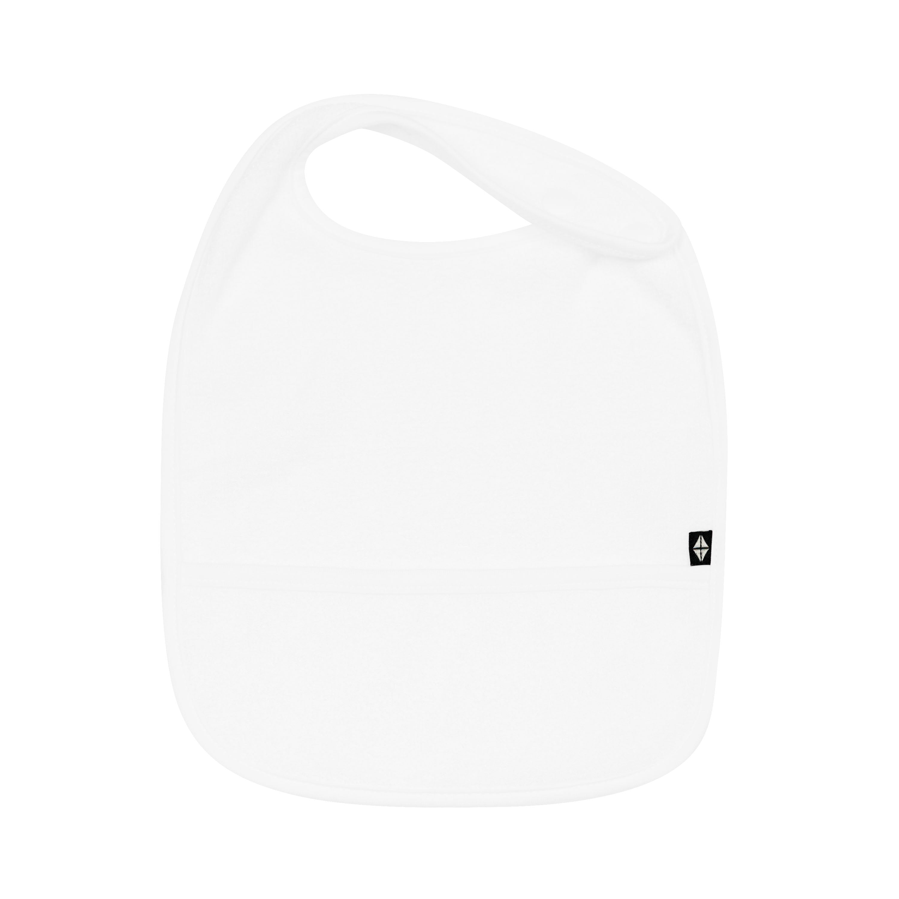  Terry Pocket Bib in Cloud、mySite、layawaytickets