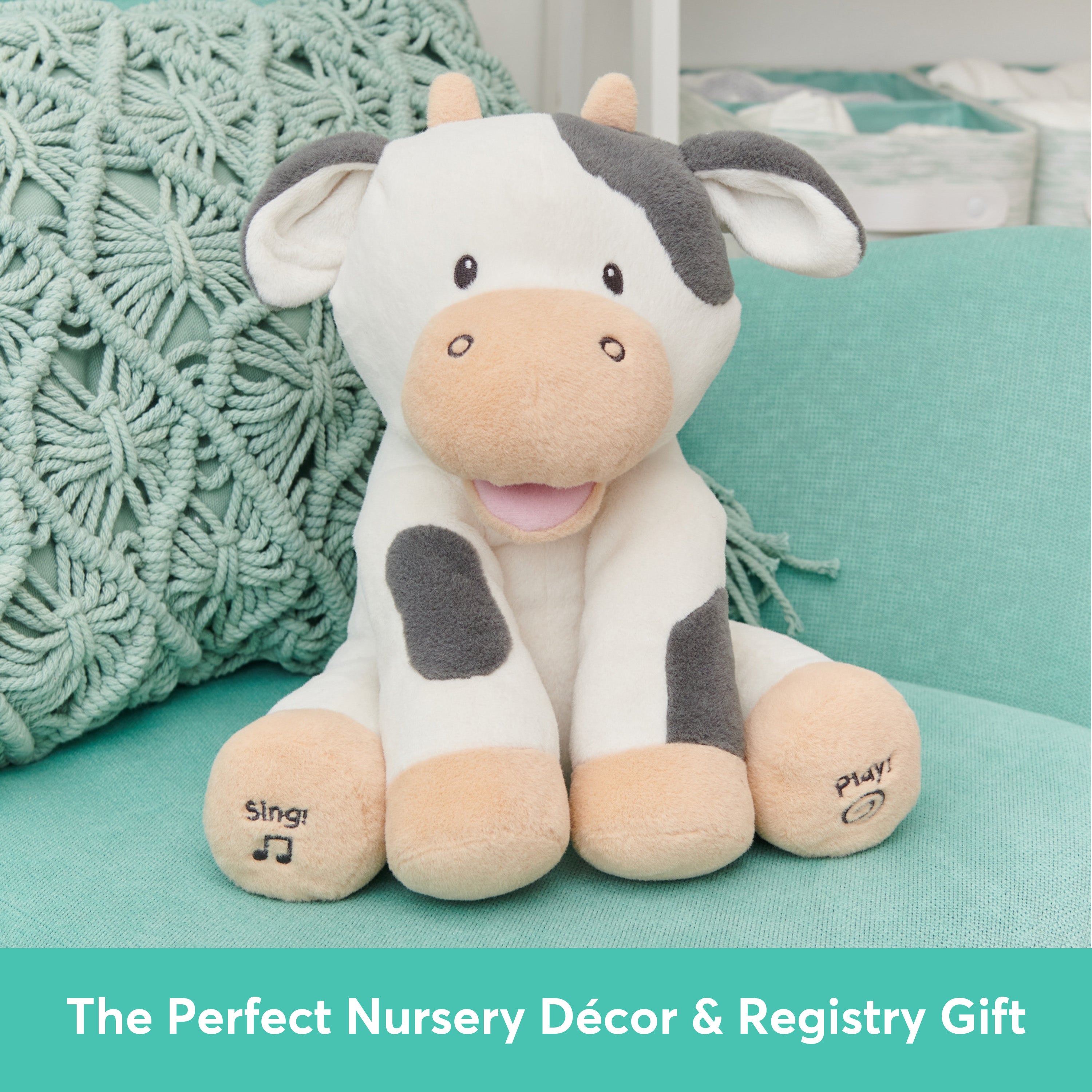 Animated Buttermilk the Cow, 12 in、mySite、pszhyizbm