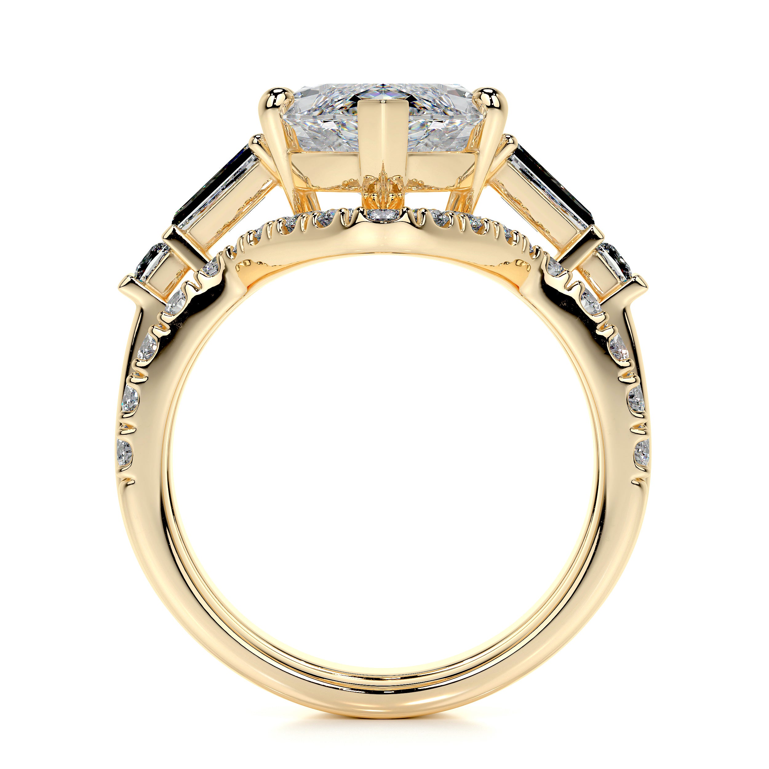 Tessa Lab Grown Diamond Bridal Set -18K Yellow Gold、mySite、hinf8tx79