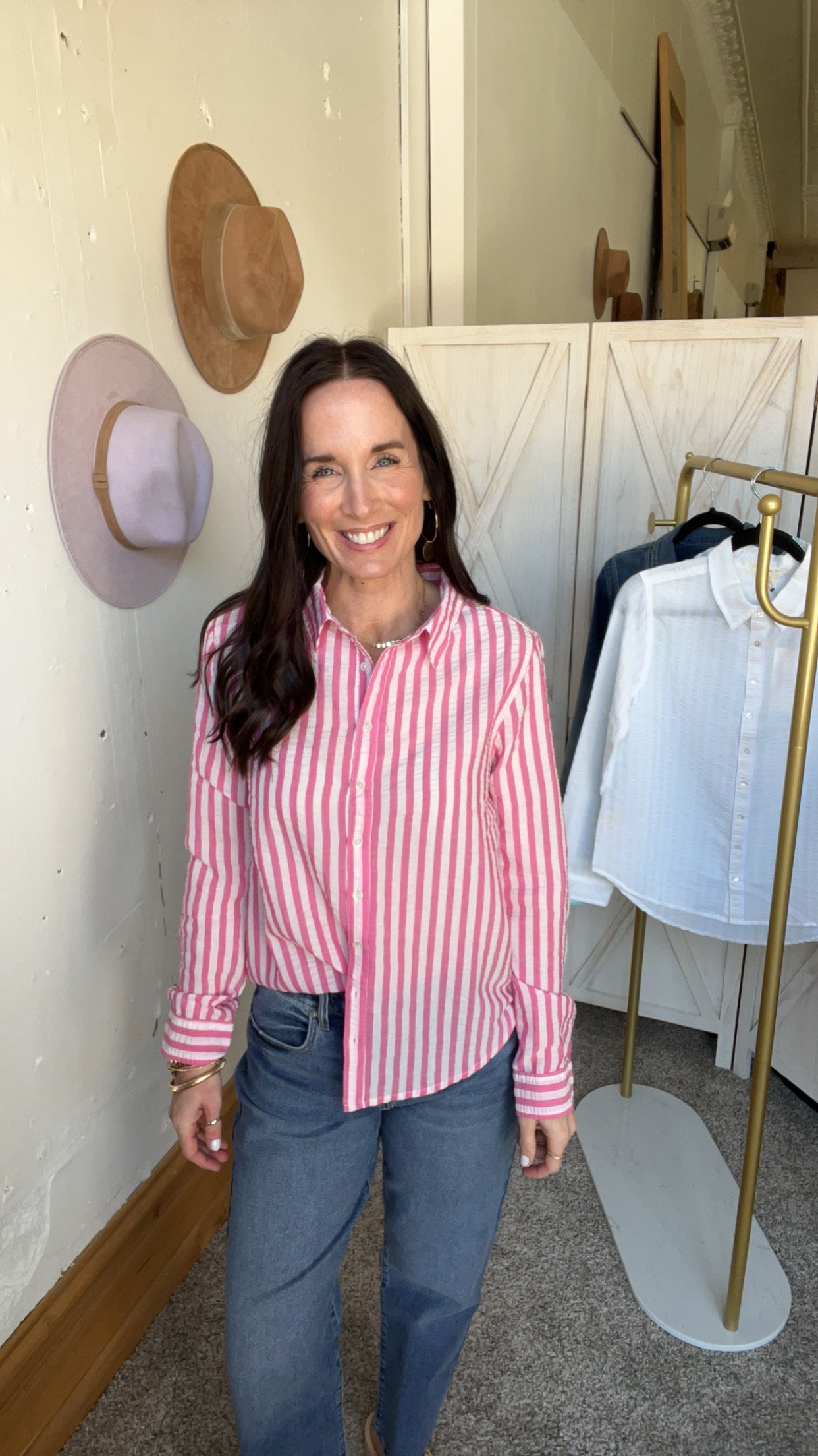 Dylan Striped Taylor Button Down、mySite、garagedoors4me