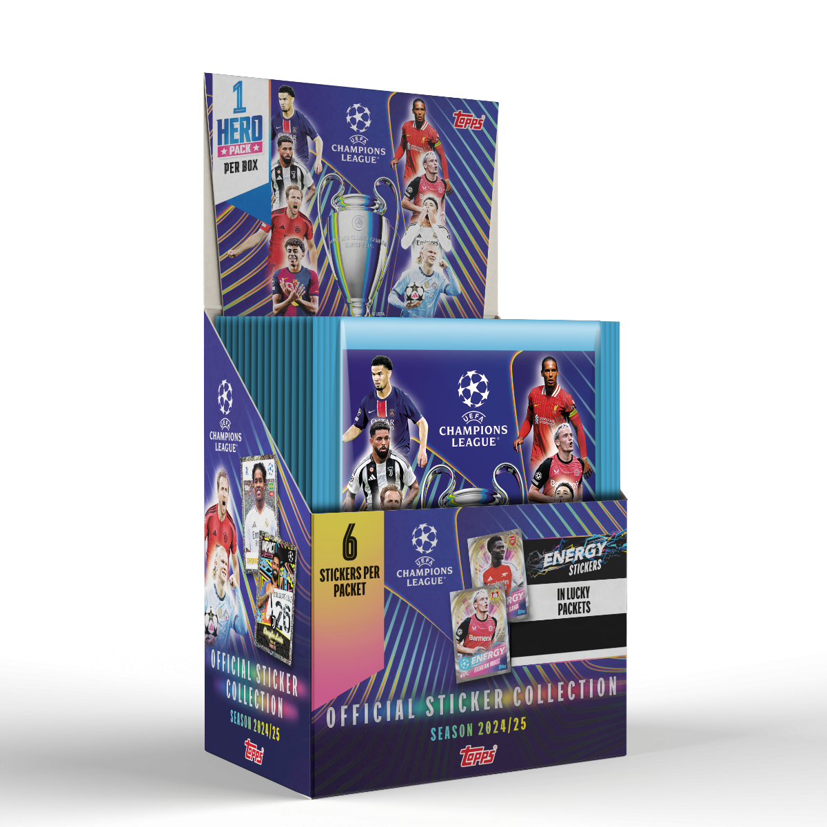 Topps Champions League Stickers 2024/25 - Display Box、mySite、waistdrama