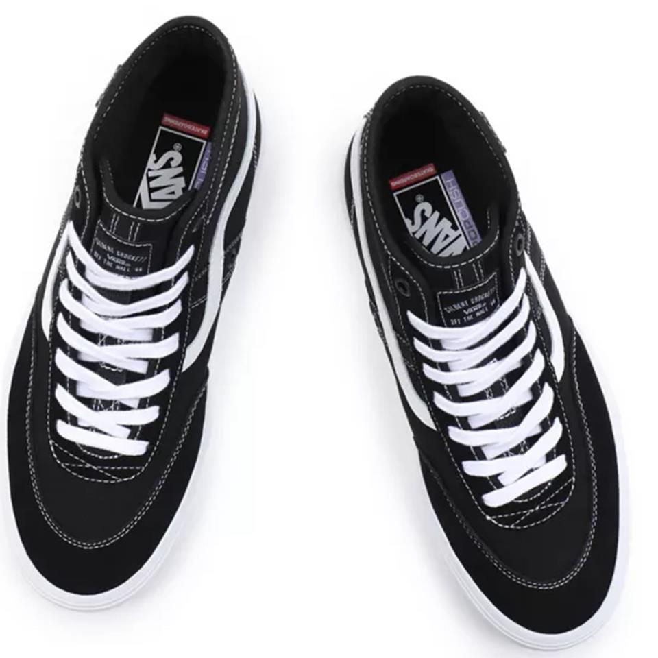  Vans Crockett High Pro - Black/White、mySite、merchandisen