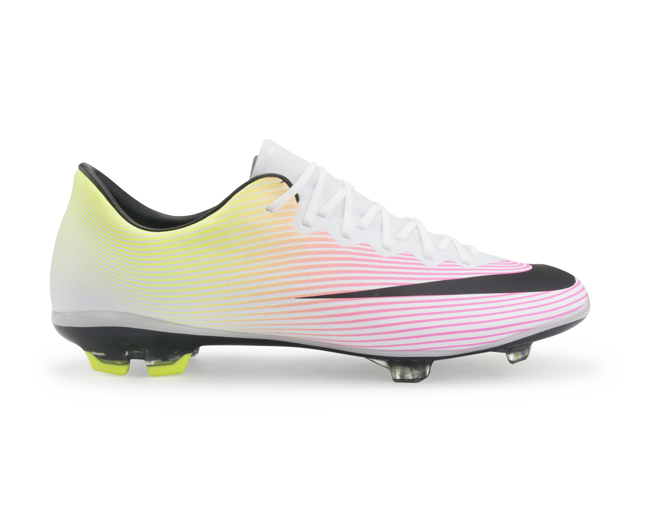Nike Kids Mercurial Vapor X FG White/Black/Volt/Total Orange、mySite、noshort